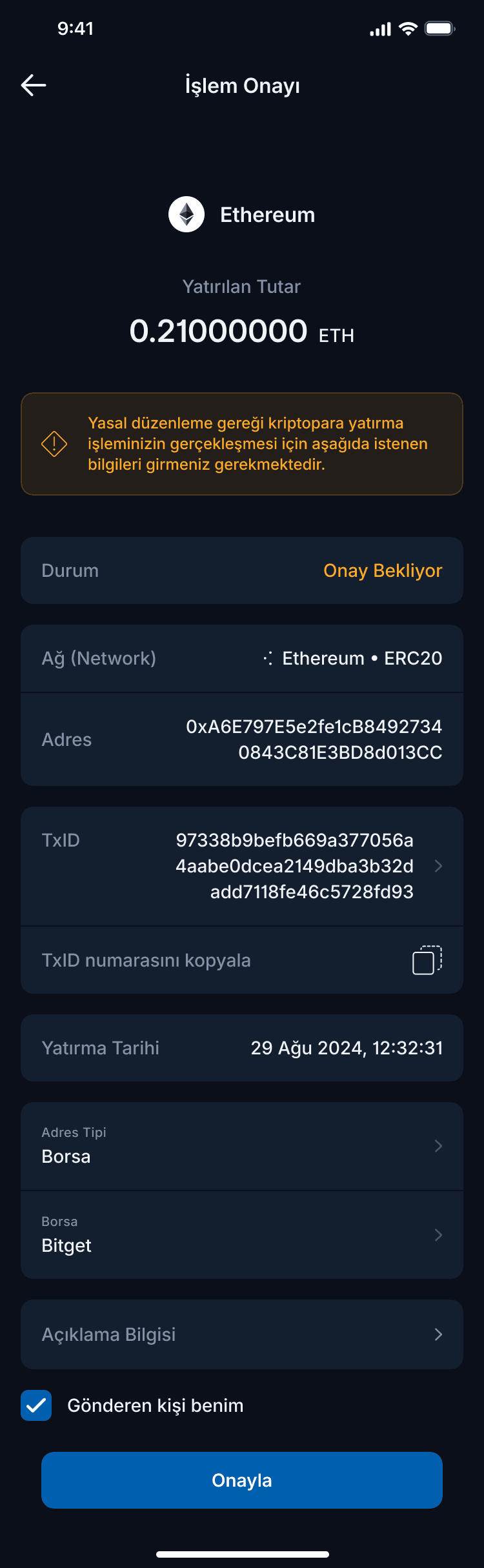 Platform selected